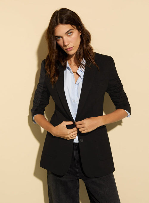 Alanis Ponte Blazer - Caviar Black Baukjen