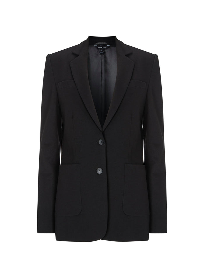 Alanis Ponte Blazer - Caviar Black Baukjen