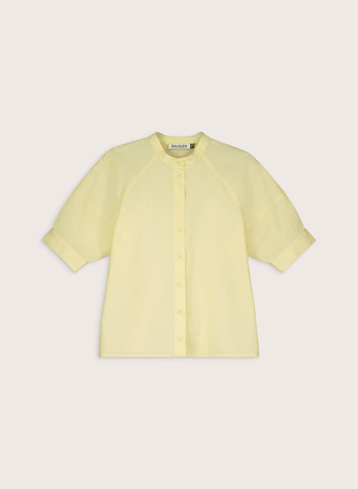 Ana Organic Cotton Shirt - Butter Yellow Baukjen