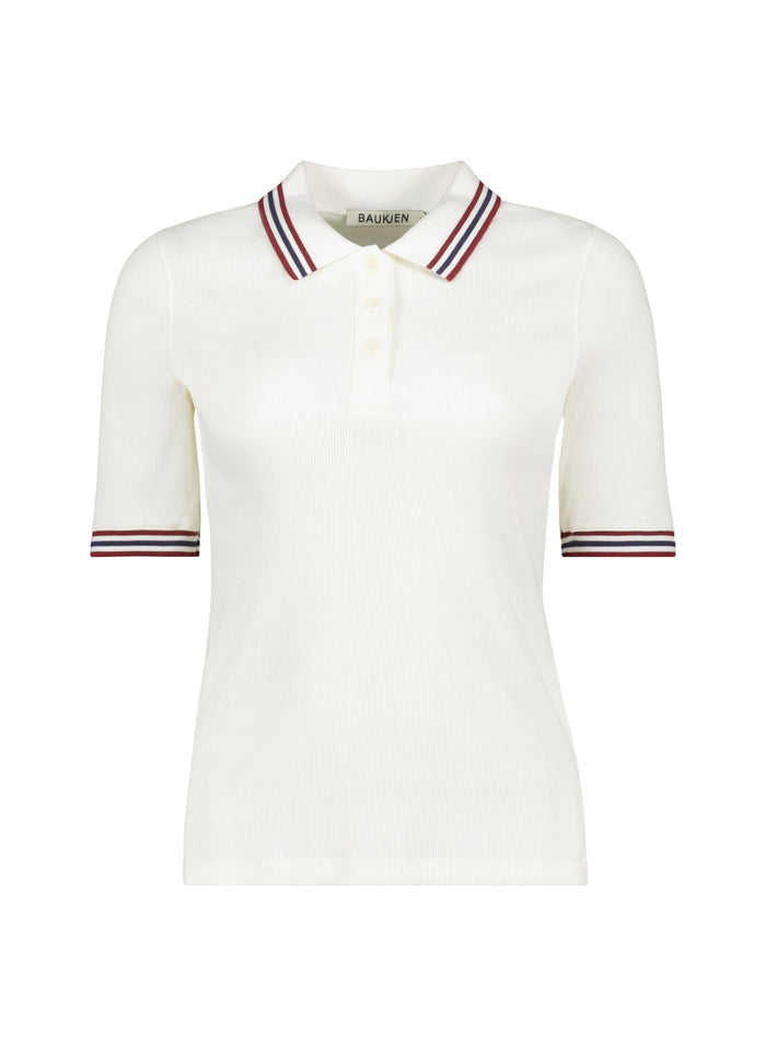 Anil Polo Top - Cream Baukjen