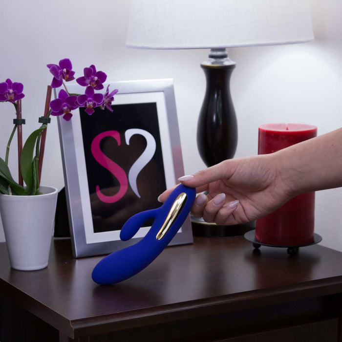 Aurora 7 Function Waterproof USB Rechargeable G-Spot Rabbit Vibrator