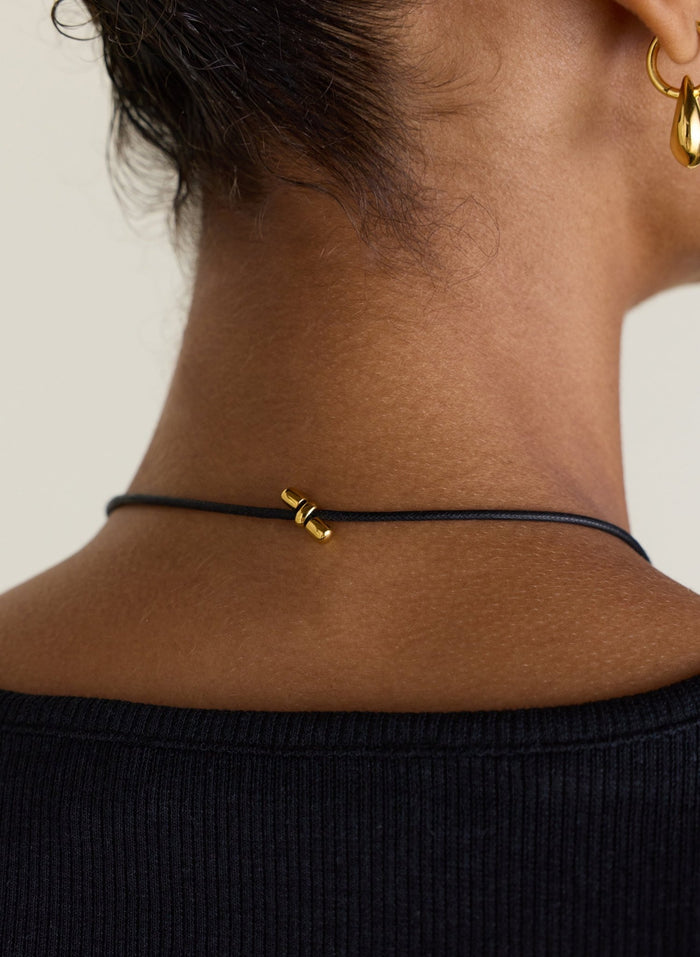 Ava Pendant Cord Necklace - One Size Baukjen