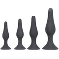 Backdoor Bliss 4 Size Silicone Suction Cup Butt Plug Training Set
