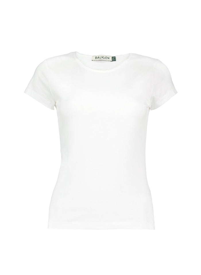 Baukjen Essentials Organic Cotton Slim Tee - Pure White Baukjen
