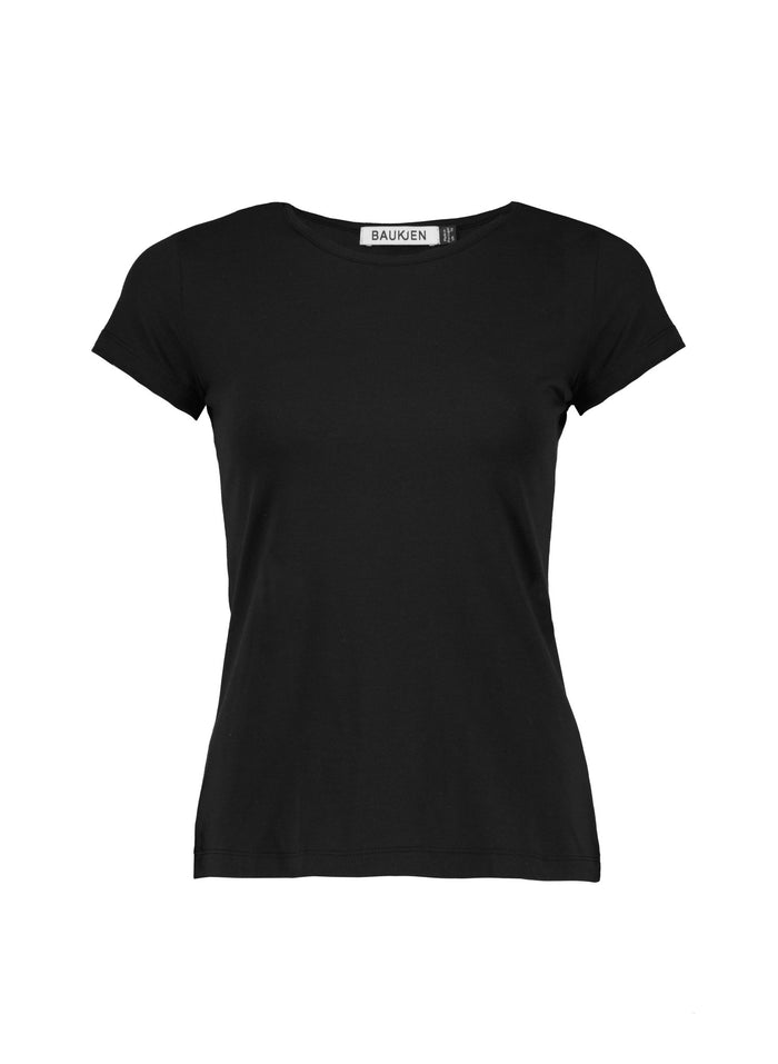 Baukjen Essentials Organic Cotton Slim Tee - Caviar Black Baukjen