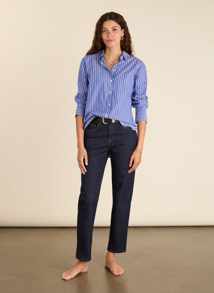 Baukjen Organic Cotton Stretch Boyfriend Jean - Dark Denim Baukjen