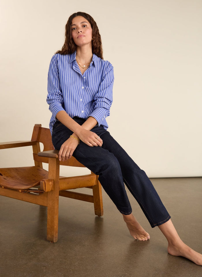 Baukjen Organic Cotton Stretch Boyfriend Jean - Dark Denim Baukjen
