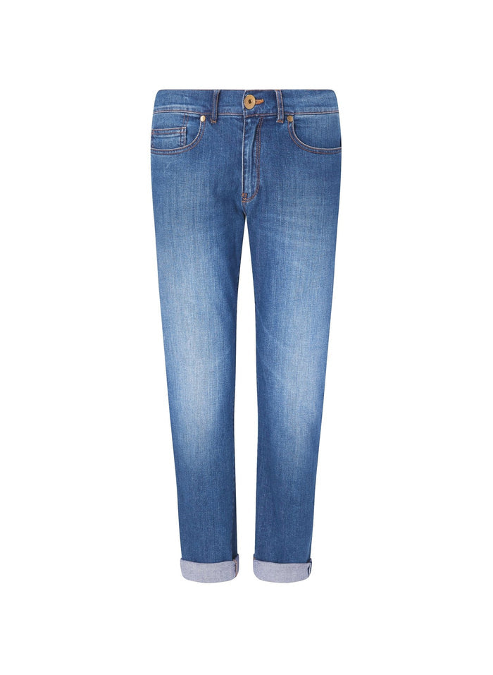 Baukjen Organic Cotton Stretch Boyfriend Jeans - Washed Indigo Baukjen