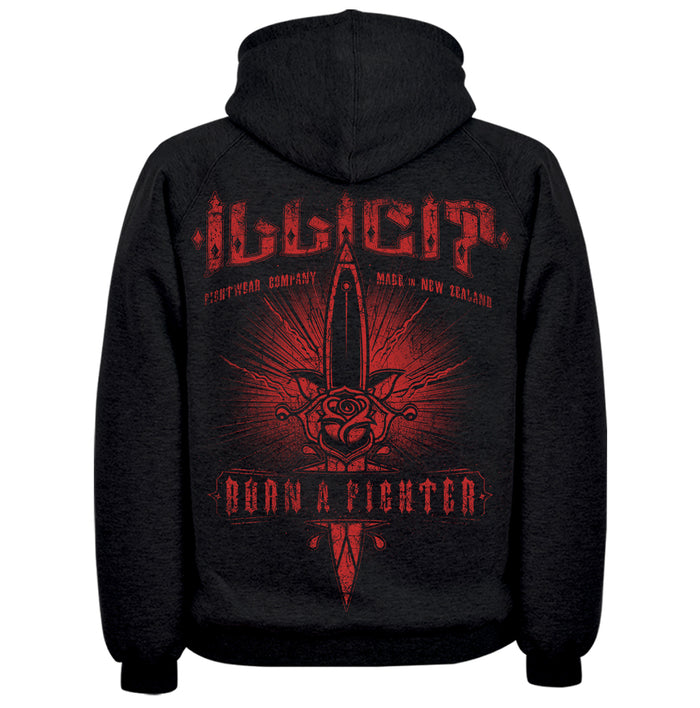 Born A Fighter Hood/Crew