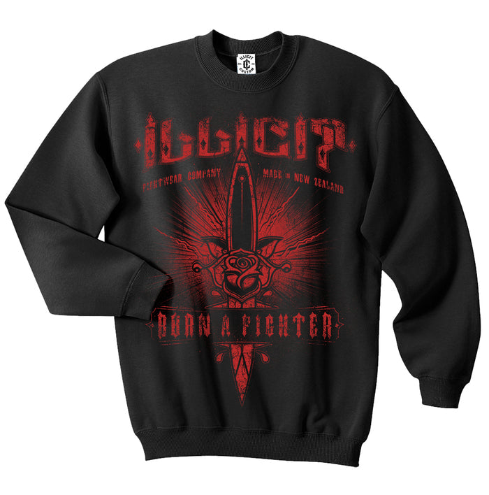 Born A Fighter Hood/Crew