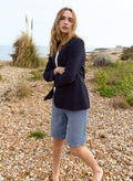 Britney Organic Cotton Stretch Denim Shorts - Light Indigo Baukjen
