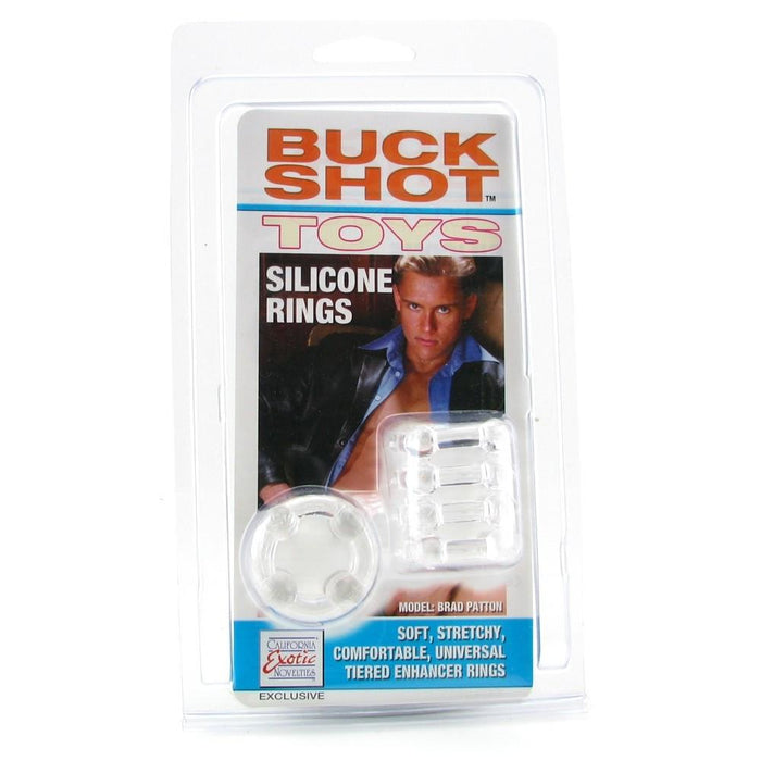 Buck Shot Toys Silicone Cock Rings by  California Exotics -  - 3