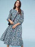 Carol Dress with LENZING™ ECOVERO™ - Dark Cedar Saraca Baukjen