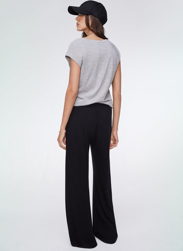 Catherine Organic Cotton Top - Grey Marl Baukjen