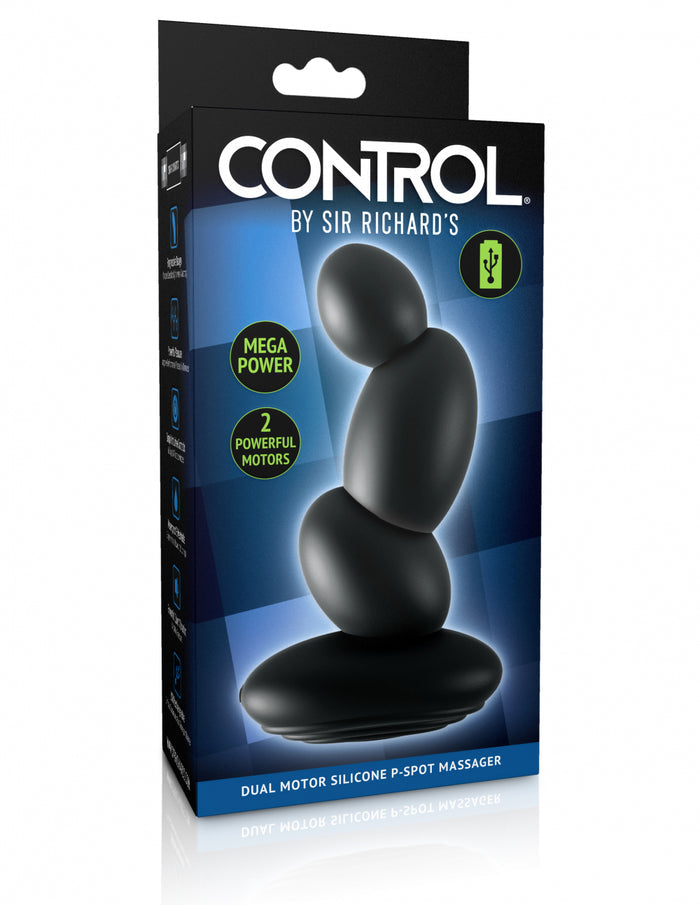 CONTROL by Sir Richard's Dual Motor Silicone P-Spot Massager