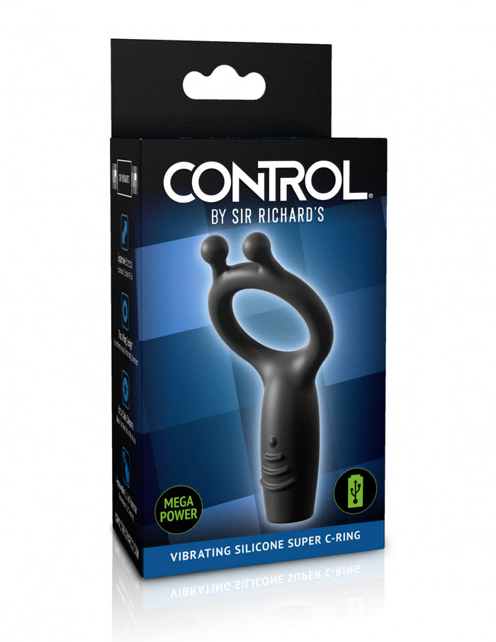 CONTROL by Sir Richard's Vibrating Silicone Super C-Ring