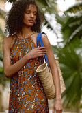 Cora Straw Bag - Ultramarine Baukjen