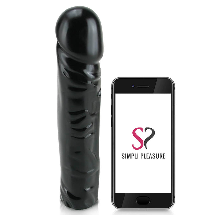 Doc Johnson Classic Bender 8 Inch Black Dildo