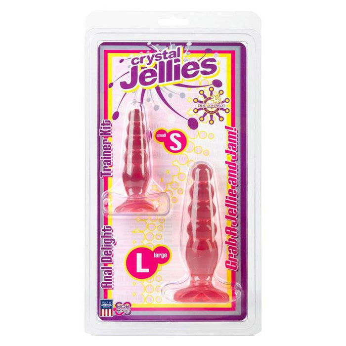 Doc Johnson Crystal Jellies Beaded Butt Plug Trainer Kit by  Doc Johnson -  - 4