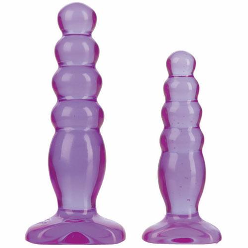 Doc Johnson Crystal Jellies Beaded Butt Plug Trainer Kit by  Doc Johnson -  - 3