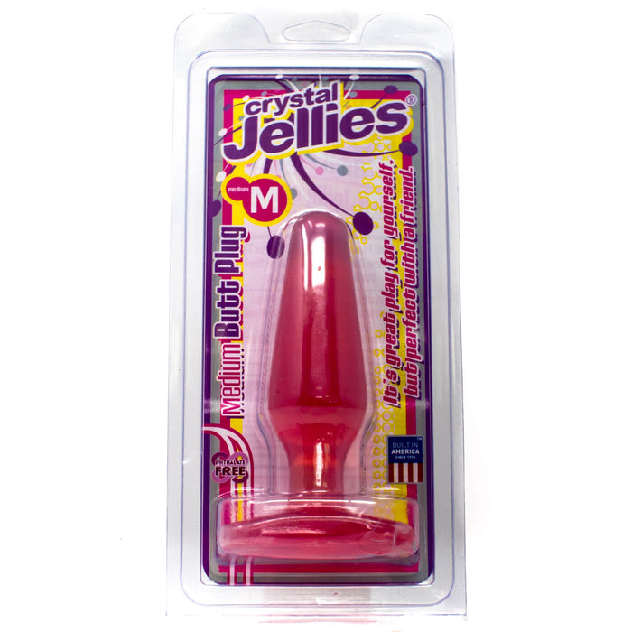 Doc Johnson Crystal Jellies Medium 5 Inch Butt Plug