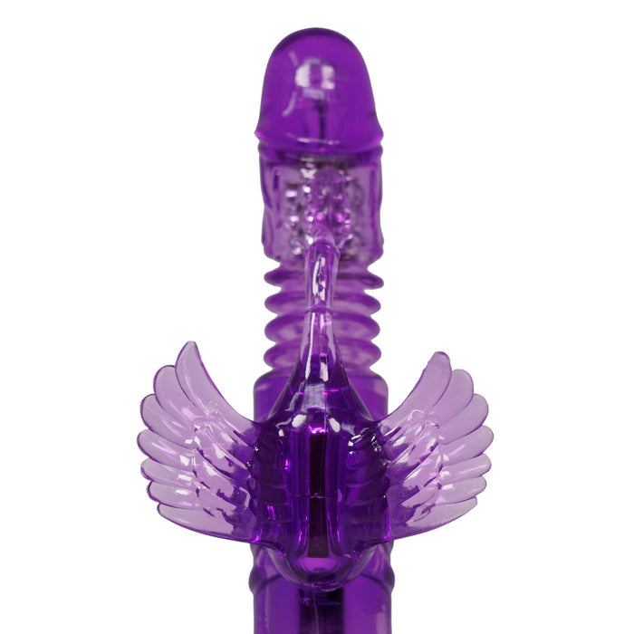 Double Delight 8 Function Thrusting Rabbit Vibrator With Rotating Beads