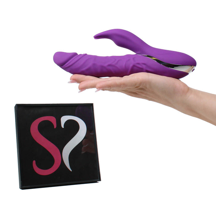 DUALITY 10 Function Rotating Rechargeable Dual Motor Realistic G-Spot Rabbit Vibrator