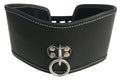 Edge Soft Leather Posture Collar Lockable Buckle 18 inches Bondage Gear