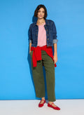 Edith Organic Cotton Cargos - Khaki Baukjen