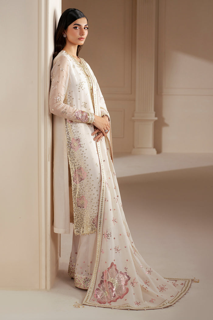white chiffon dress