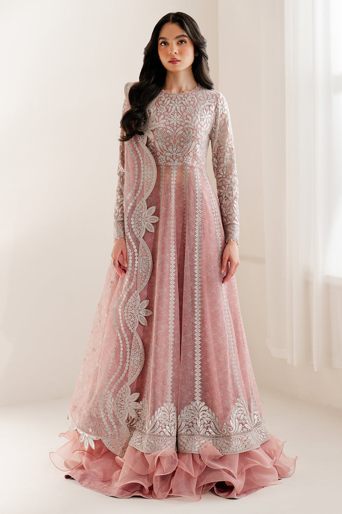 embroidered chiffon dress