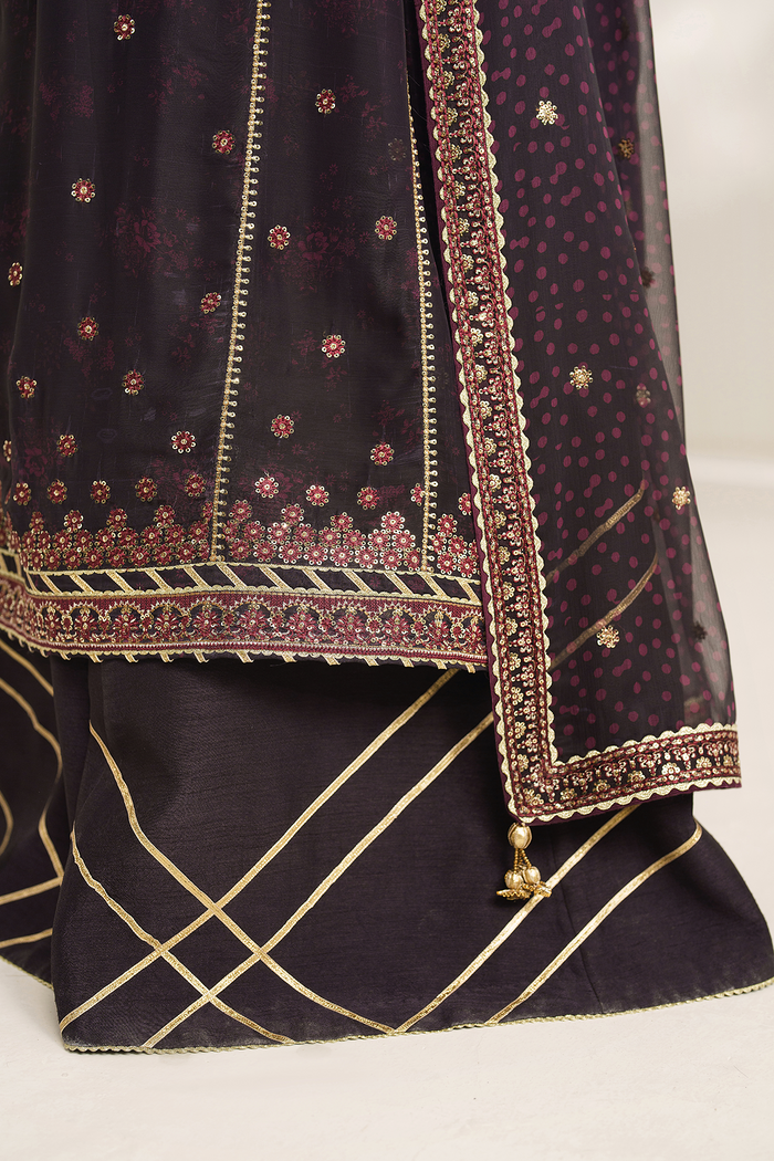 EMBROIDERED CHIFFON UC-3111