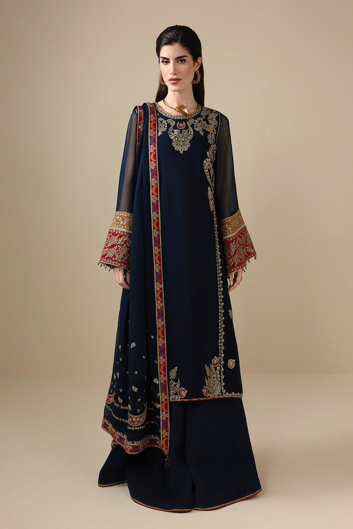 EMBROIDERED CHIFFON UC-3119