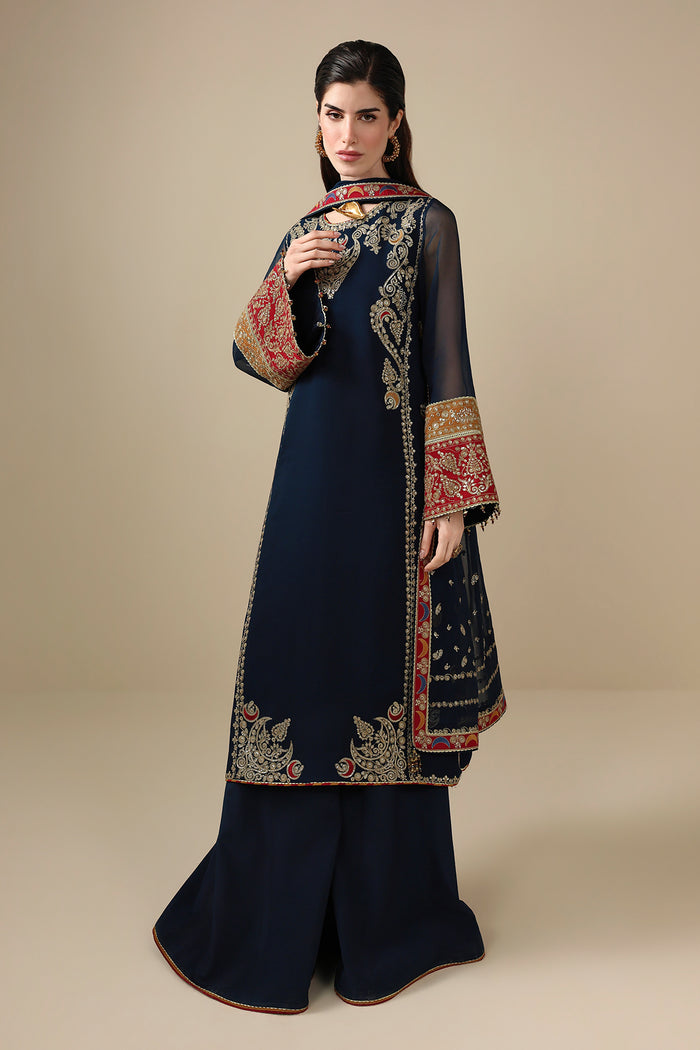 EMBROIDERED CHIFFON UC-3119