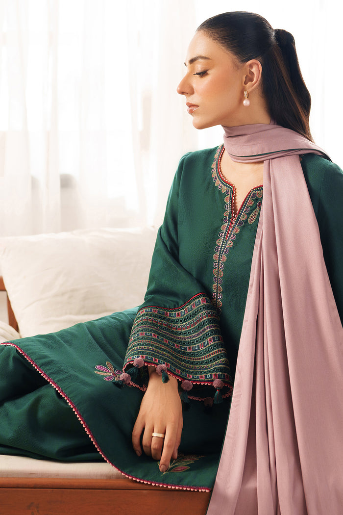 EMBROIDERED JACQUARD KHADDAR RTW-1248