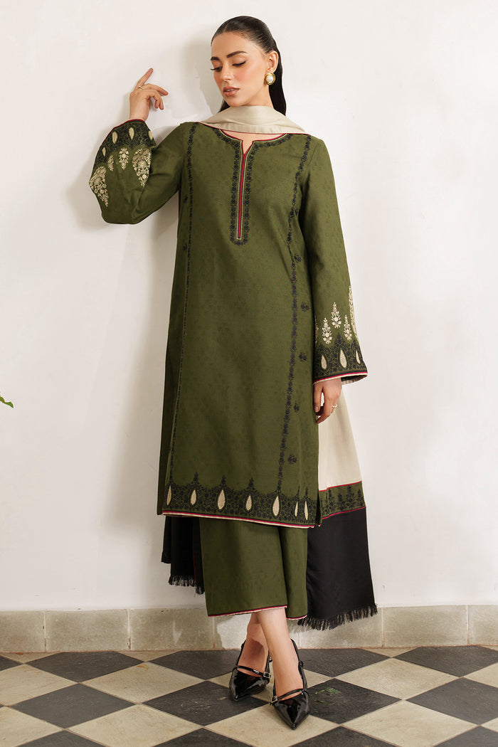 EMBROIDERED JACQUARD KHADDAR RTW-1251