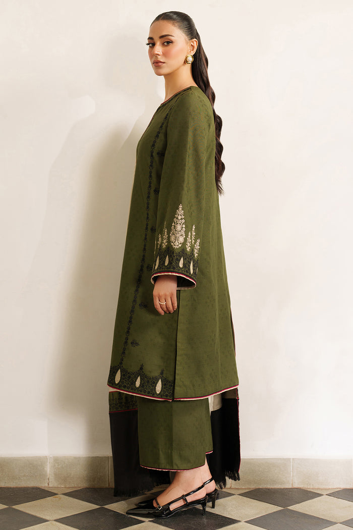 EMBROIDERED JACQUARD KHADDAR RTW-1251