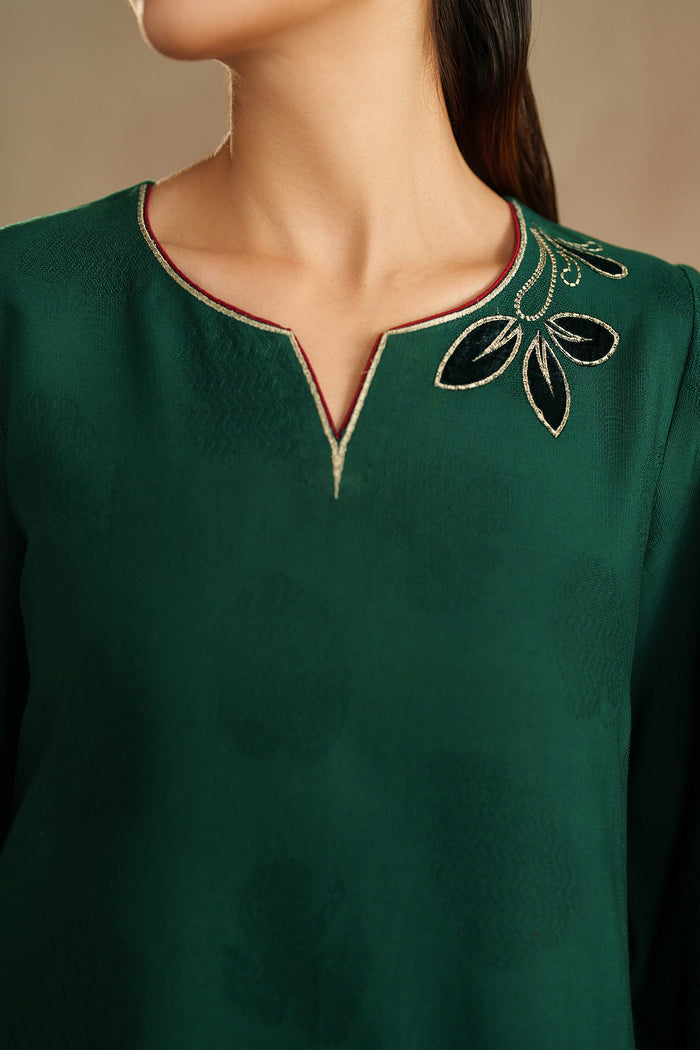 EMBROIDERED JACQUARD KHADDAR UW-0168