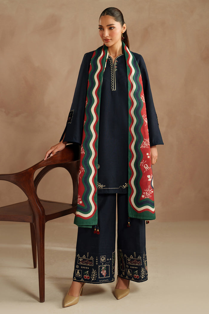 EMBROIDERED KHADDAR UW-0195