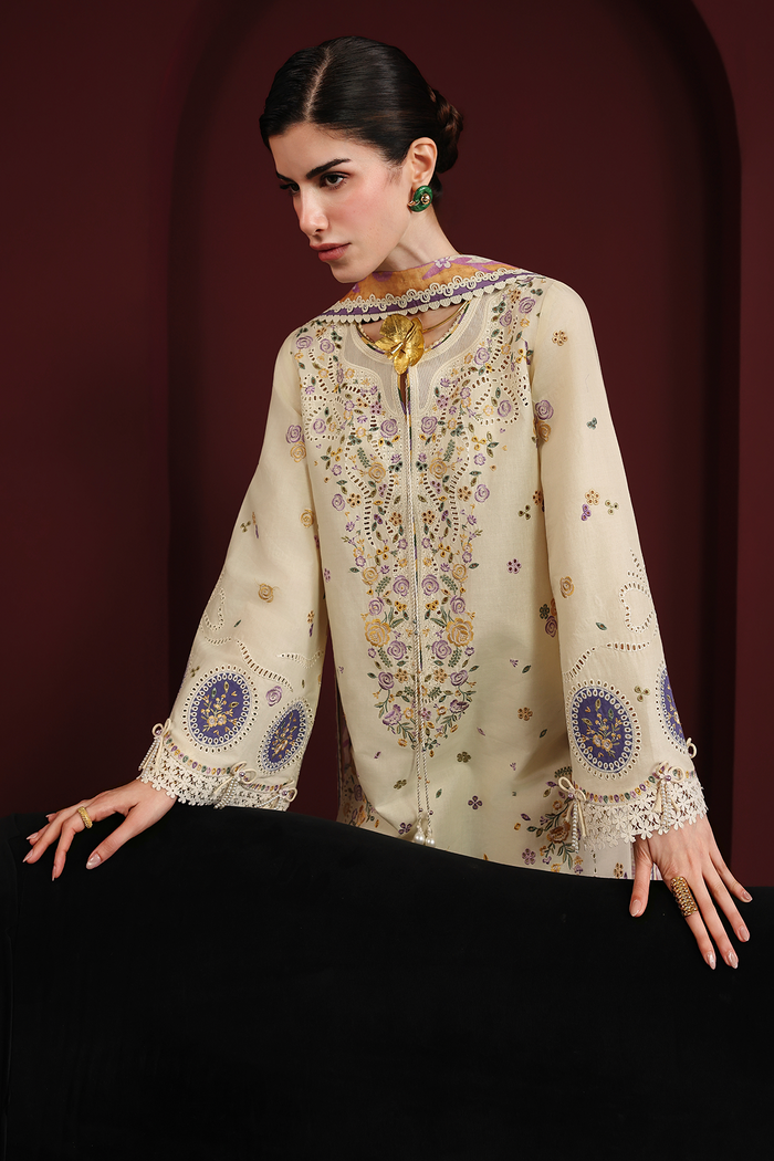 EMBROIDERED LAWN IL26-D01