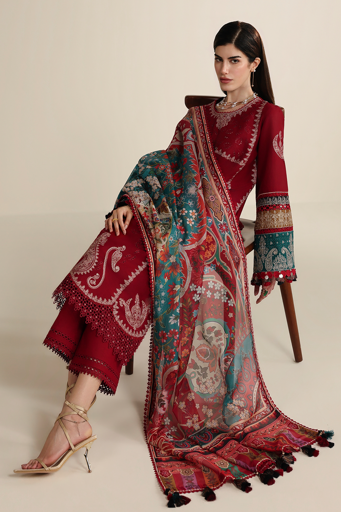 EMBROIDERED LAWN IL26-D08