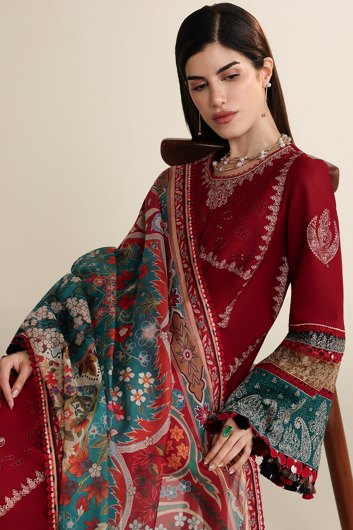 EMBROIDERED LAWN IL26-D08