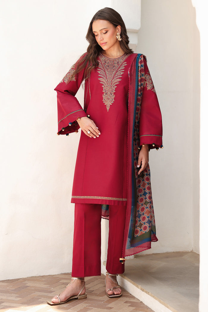 EMBROIDERED LAWN RTW-1236