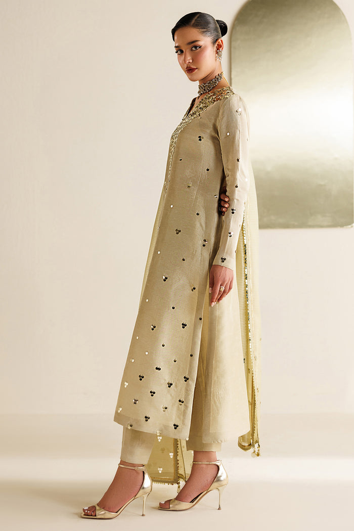 Embroidered Raw Silk UR-7072