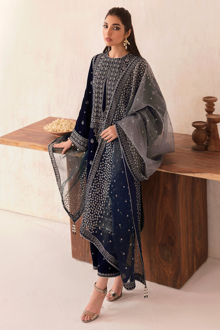 Embroidered Velvet Formal VF-2003