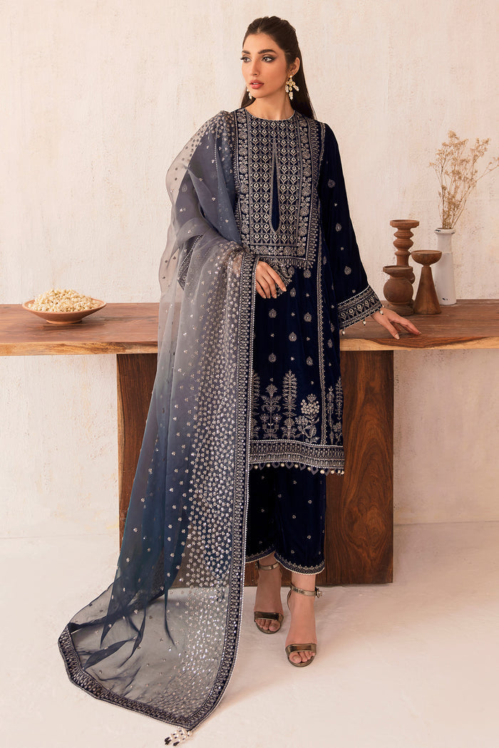 Embroidered Velvet Formal VF-2003