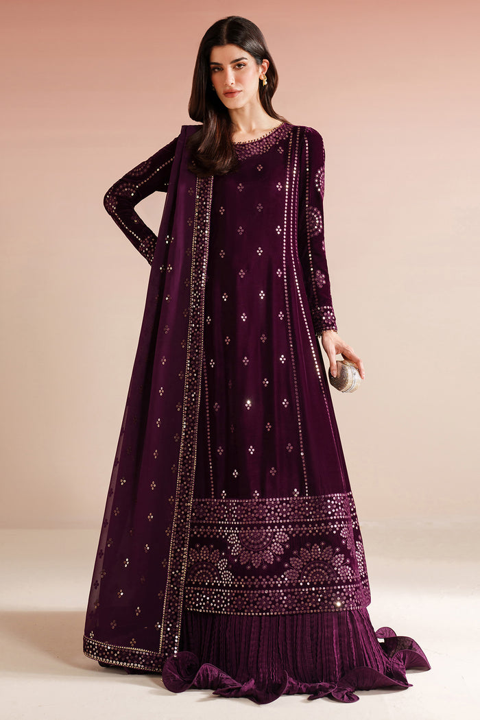 Embroidered Velvet Formal VVF25-D01