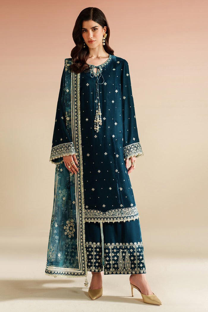 Embroidered Velvet Formal VVF25-D02