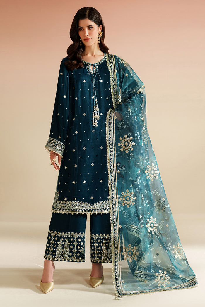 Embroidered Velvet Formal VVF25-D02