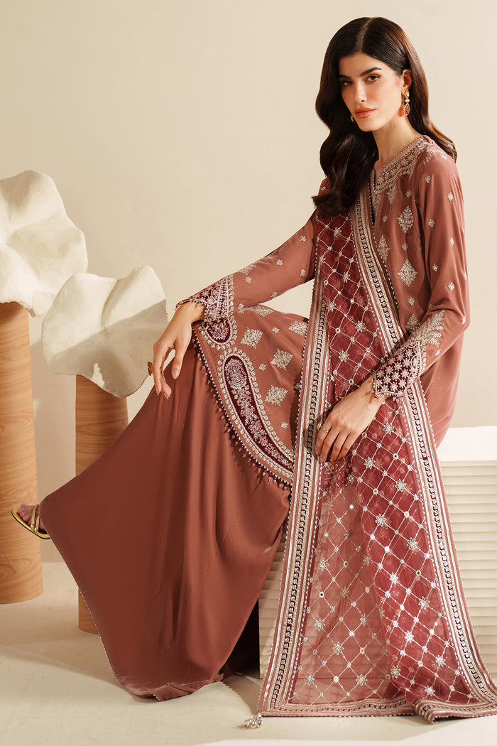 Embroidered Velvet Formal VVF25-D03